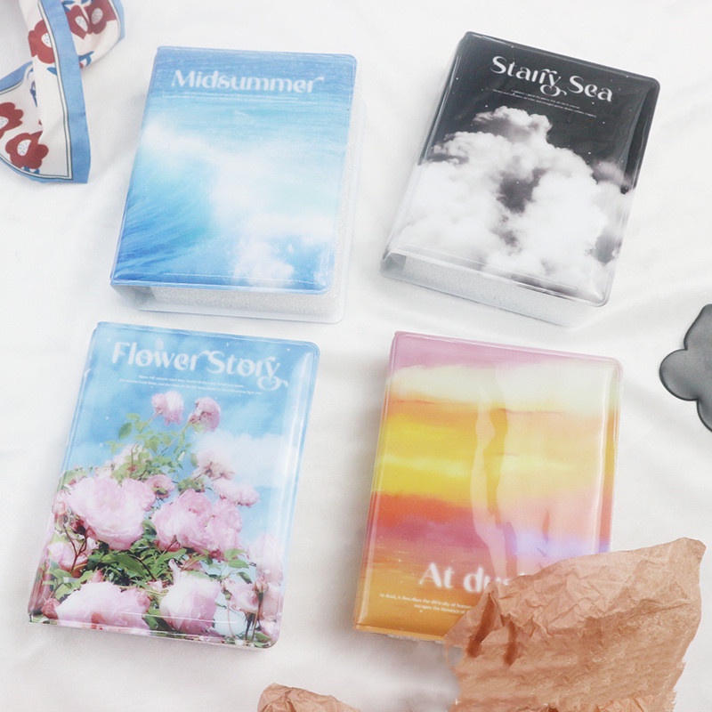 Album Foto Romantic Sunset 3inch 40slot Tempat Photocard Mini Scenic Series Untuk Idol Card Collect Book In Stock New Arrival LY