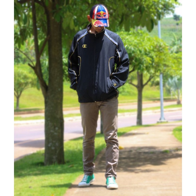 JAKET CHAMPION TRACKSUIT/BRAND CHAMPION ORIGINAL HITAM JAKET/JAKET TRACKSUIT BRAND CHAMPION
