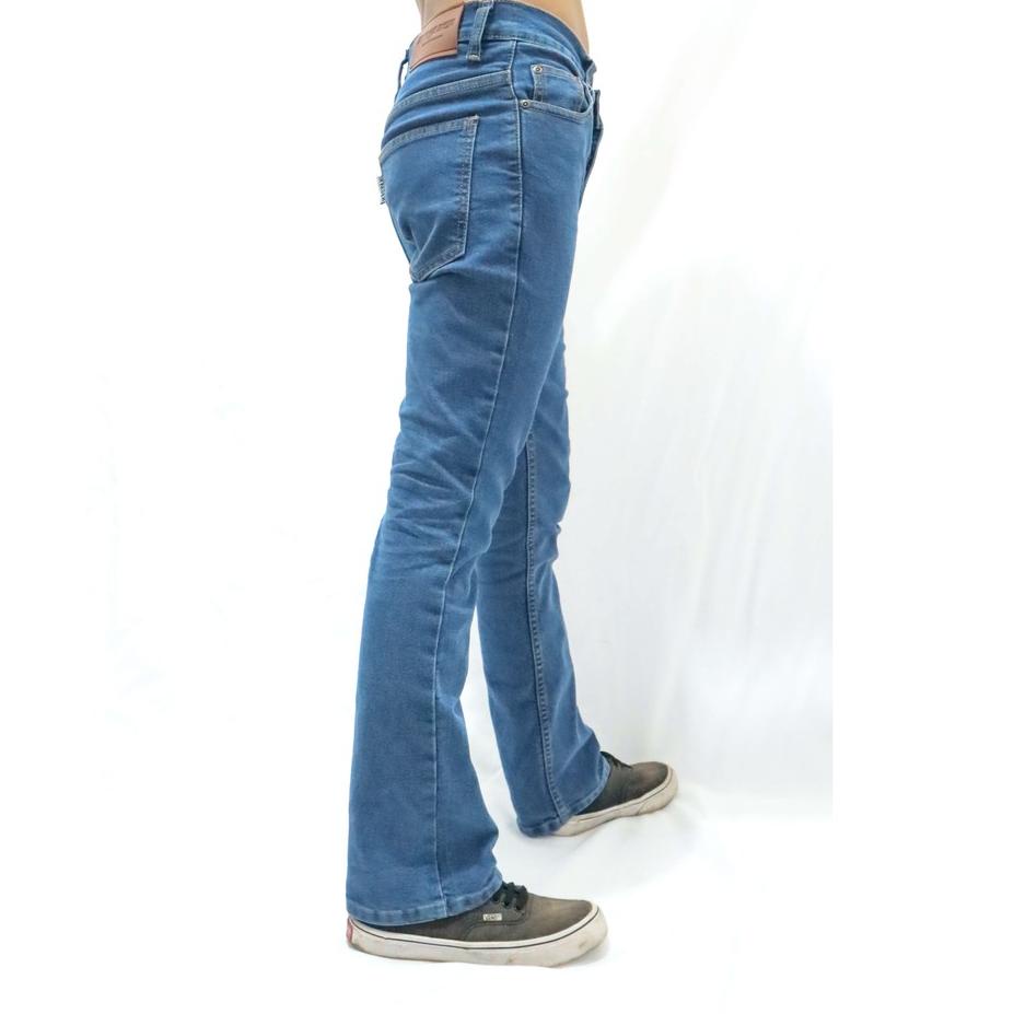Harga Spesial Celana jeans cutbray pria cutbray pants boot cut Melebar Ke bawah
