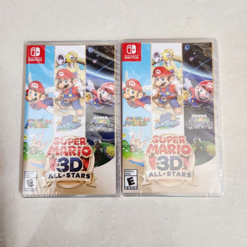 Super Mario 3D All Stars Star Nintendo Switch Kaset