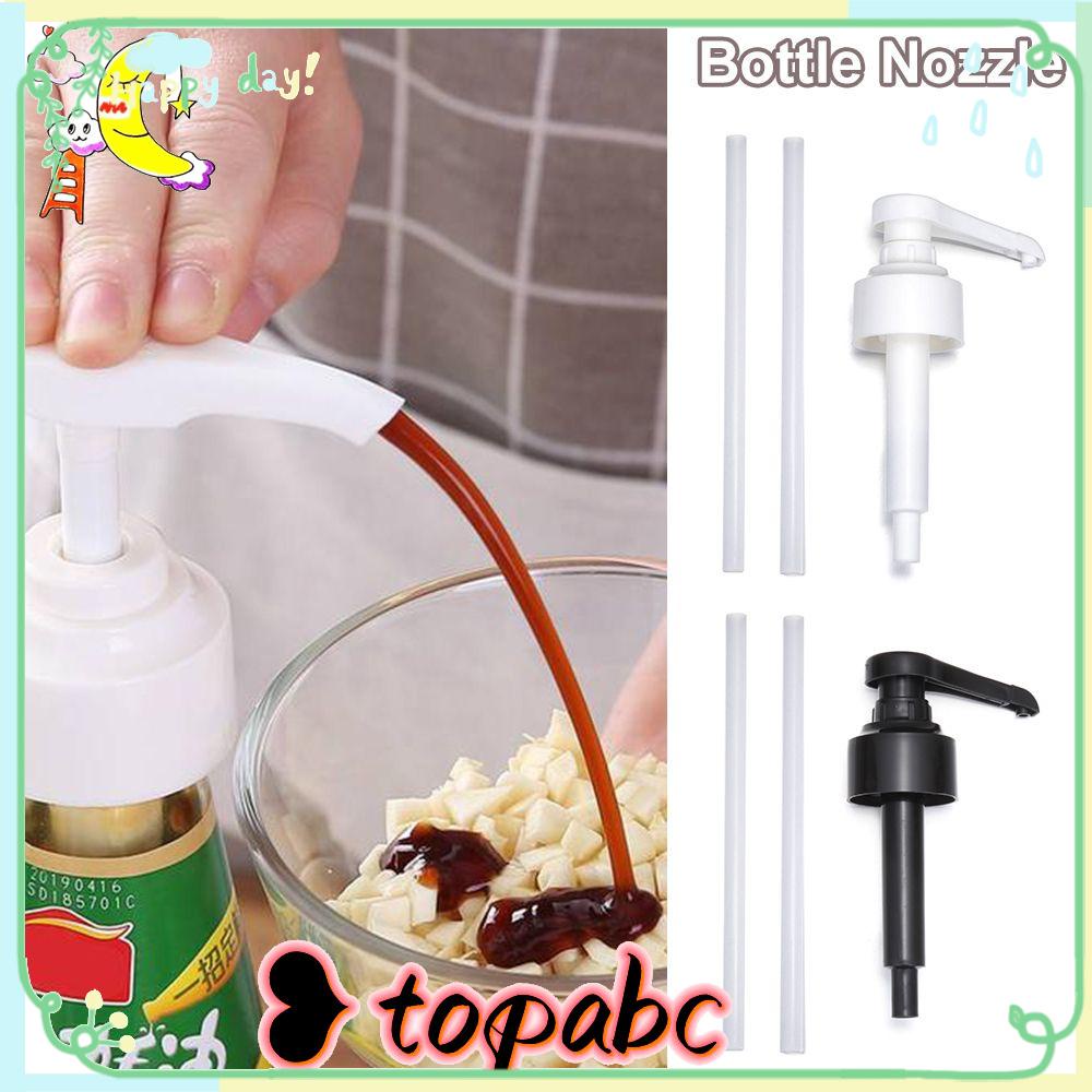 Pompa Botol Sirup TOP Pump Plastik Tipe Dorong Toples Tabung Kepala Botol Cair