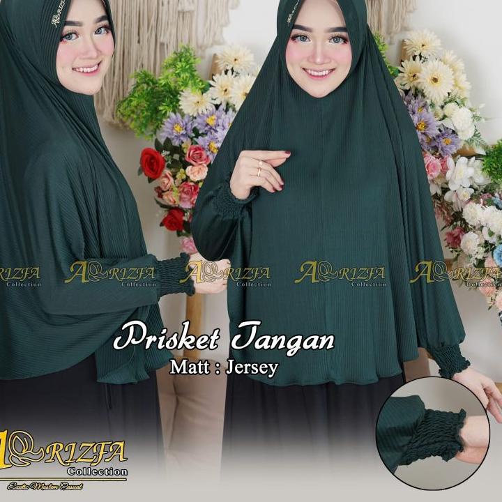 JILBAB LENGAN PLISKET/HIJAB TANGAN PLISKET/JILBAB JUMBO/HIJAB SYAR'I ORI AR-RIZFA