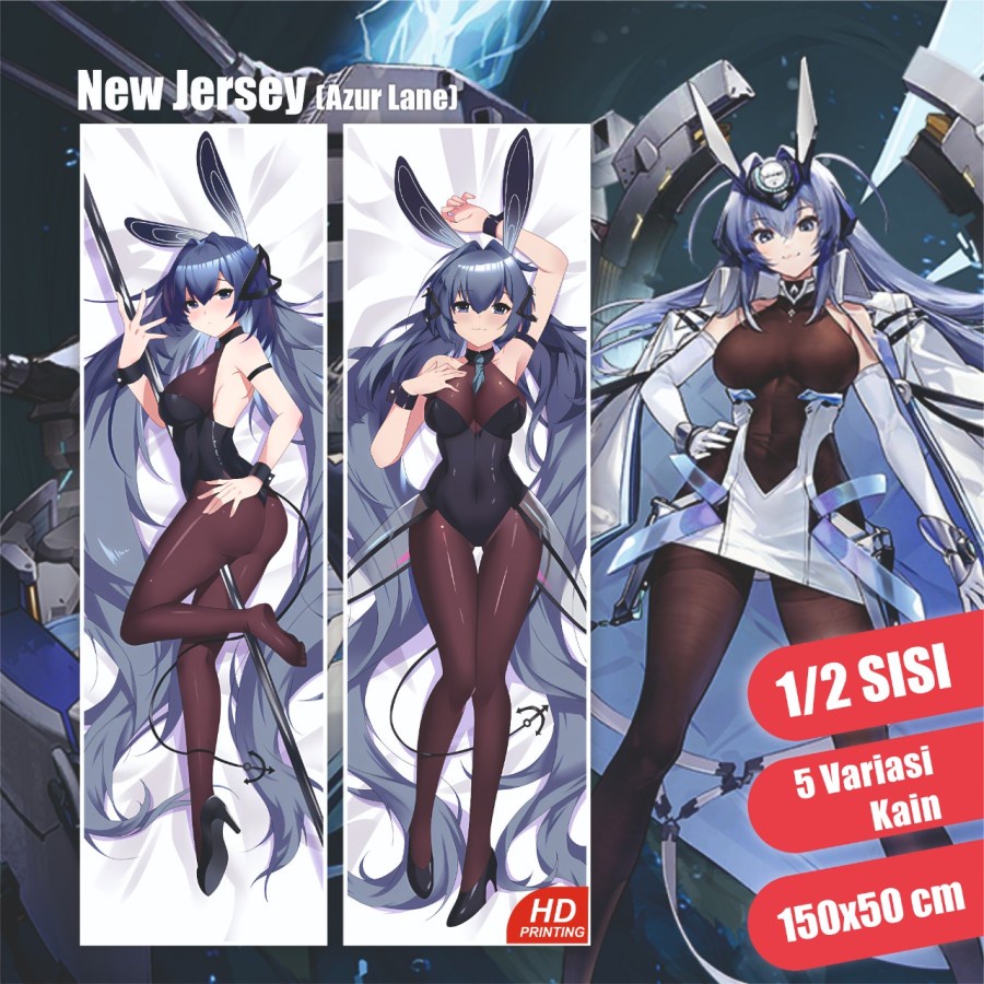 Dakimakura New Jersey Azur Lane 150x50 cm (Cover Only)
