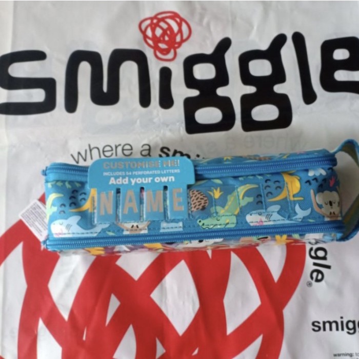 

SMIGGLE PENCIL CASE DINO CUSTOM NAME KOALA BUNNY UNICORN ORIGINAL