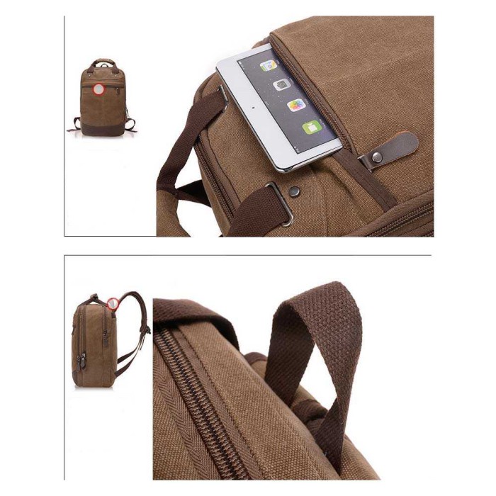 Terbaru Di 2022 Tas Ransel Keren/Pria/Cowok/Laki/Bahan Kanvas Berkualitas