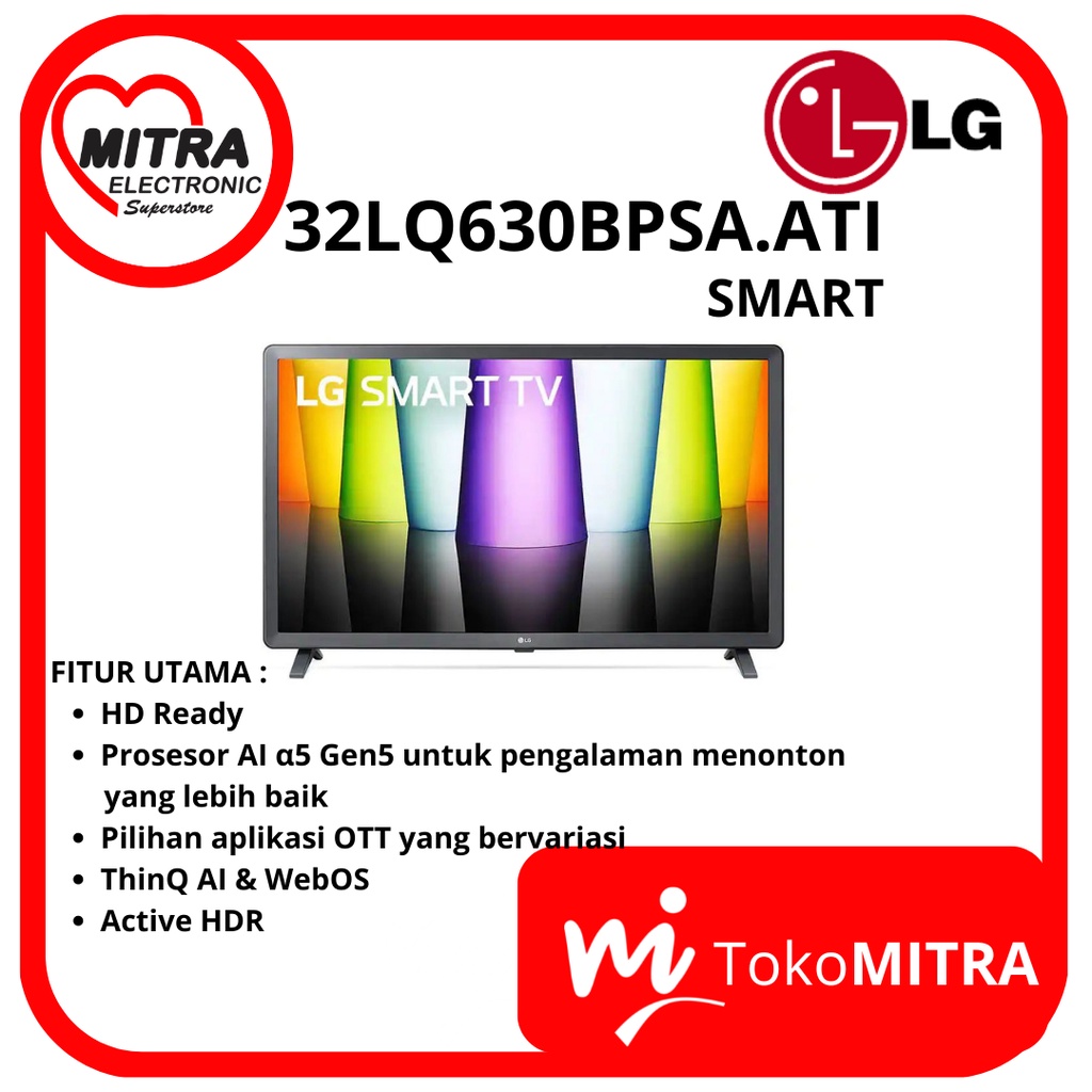 TELEVISI LED 32 LG 32LQ630BPSA.ATI SMART