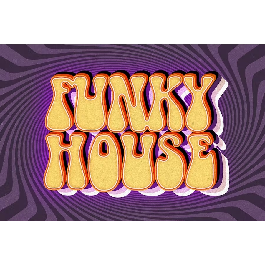 70s Retro Text Effects
