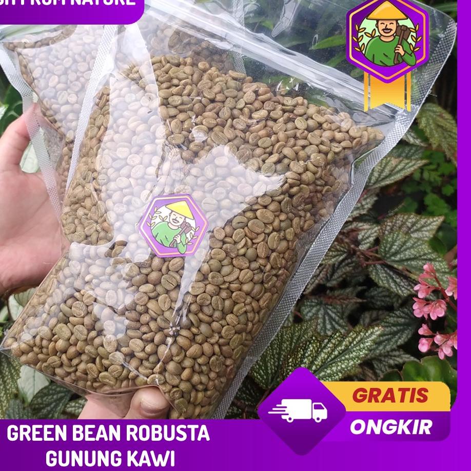 

Di⚡kon !! PREMIUM QUALITY Kopi Robusta Mentah / Green Bean 1 Kg Biji Kopi Pilihan (AMJ FARM)