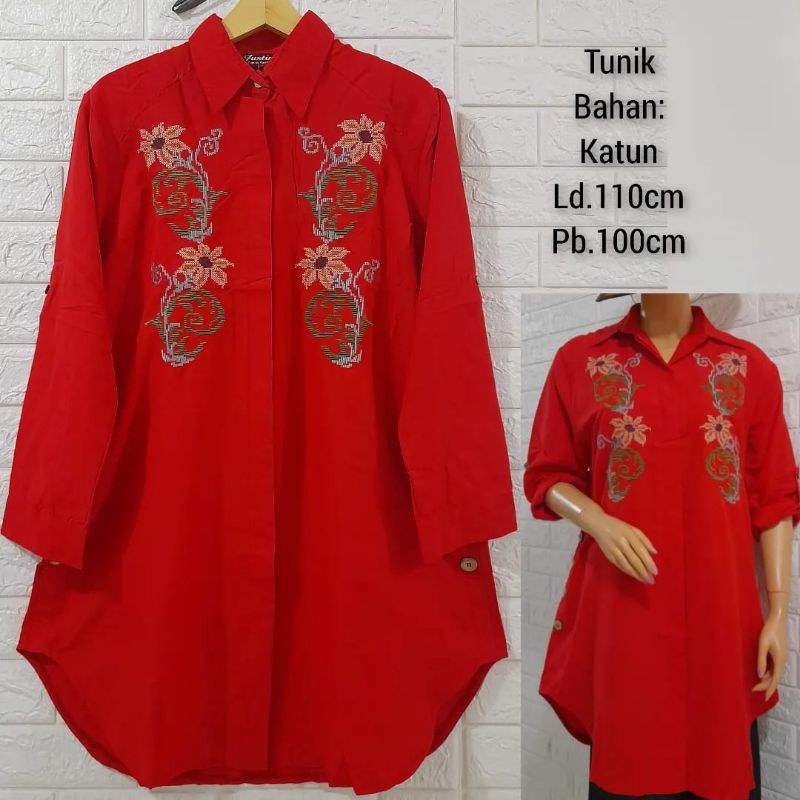 ￼
Rp109.900

COD TUNIK WANITA BORDIR BUNGA COTTON IMPORT MOTIF BUNGA DEWASA MEWAH TIMBUL SIMPLE ELEG