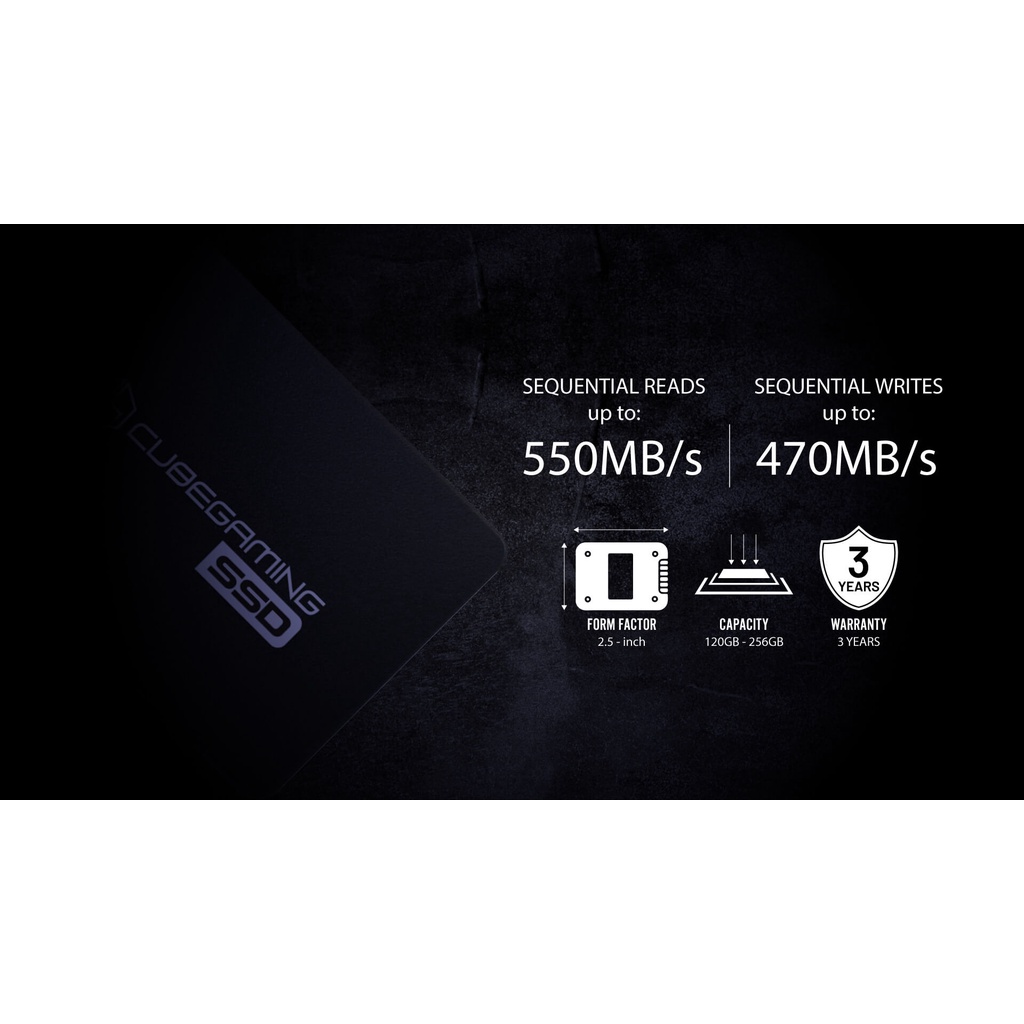 Cube Gaming SSD 256GB SATA III 2.5&quot;