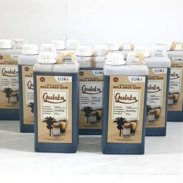 

✭Diskon❀ KTLKU Gula aren cair 1liter brown sugar syrup Goolaka readystok Q57 ✭Promo