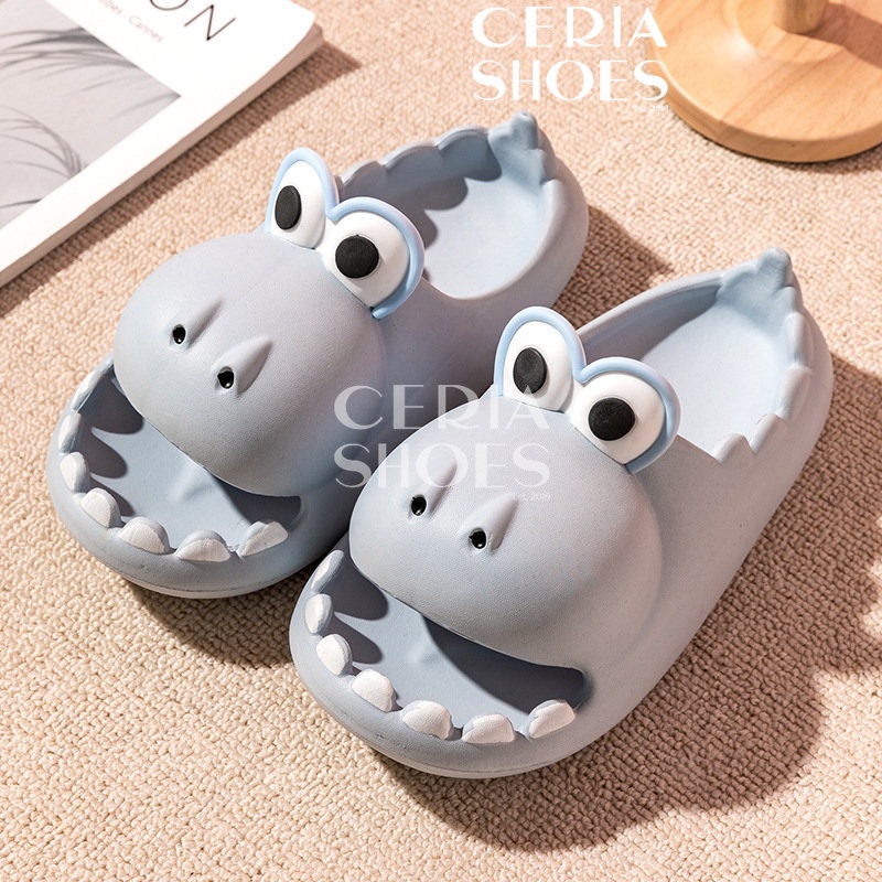 SANDAL BUAYA EVA Slipper Unisex Couple Super Soft Elastic Non-Slip Sole Bahan Ringan Empuk