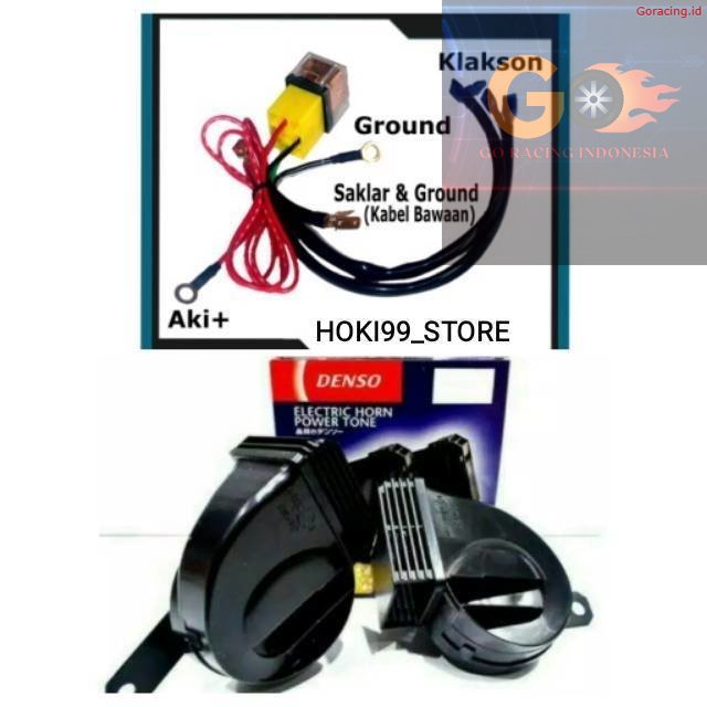 GR KLAKSON DENSO KEONG PAKET RILEY+SOKET KABEL Ori