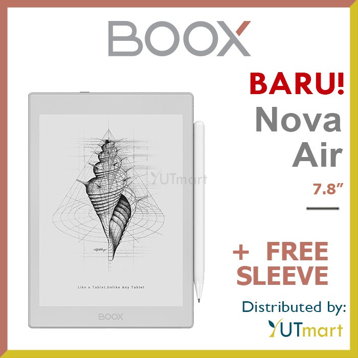 Onyx Boox Nova Air 7.8 Inch Android 10 Octa-Core E Ink Reader