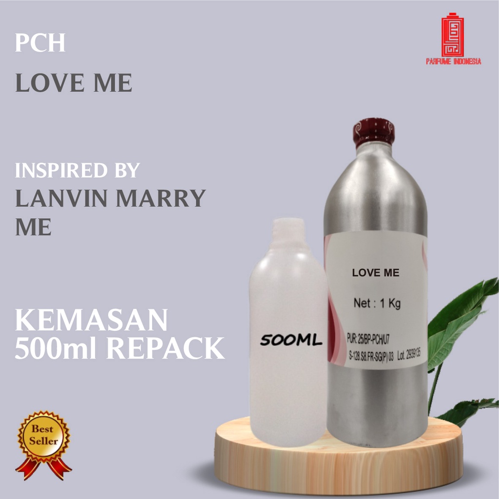 bibit parfum murni LOVE ME PCH 500ML