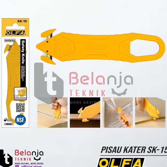 

Olfa Safety Cutter SK 15 Kater Pembuka Wrapping & Strapping Band SK15 belanjate77 Diminati Banget