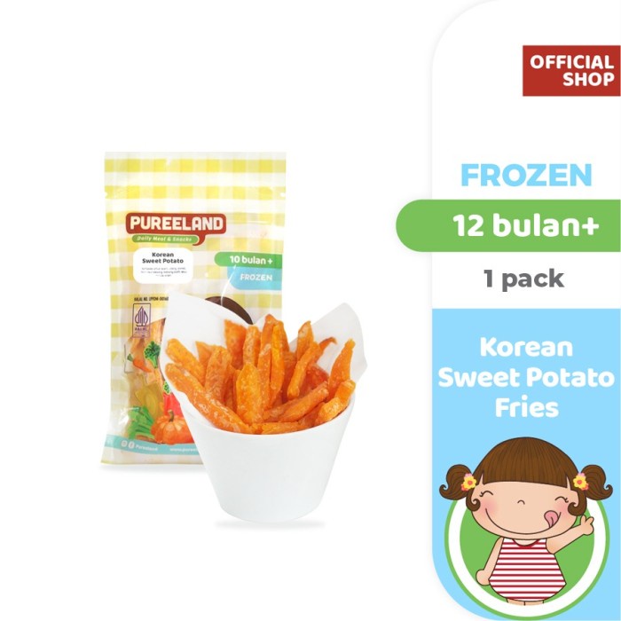 

Pureeland Baby Korean Sweet Potato Fries / French Fries Ubi Korea