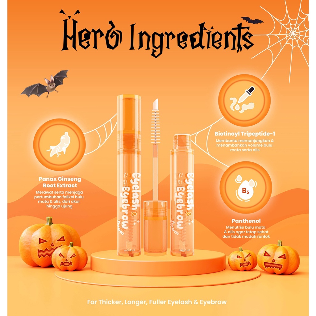 ★ BB ★ SALSA Eyelash &amp; Eyebrow Serum - Serum Bulu Mata Menebalkan dan Penumbuh Alis Cepat with Biotin Peptide Ginseng