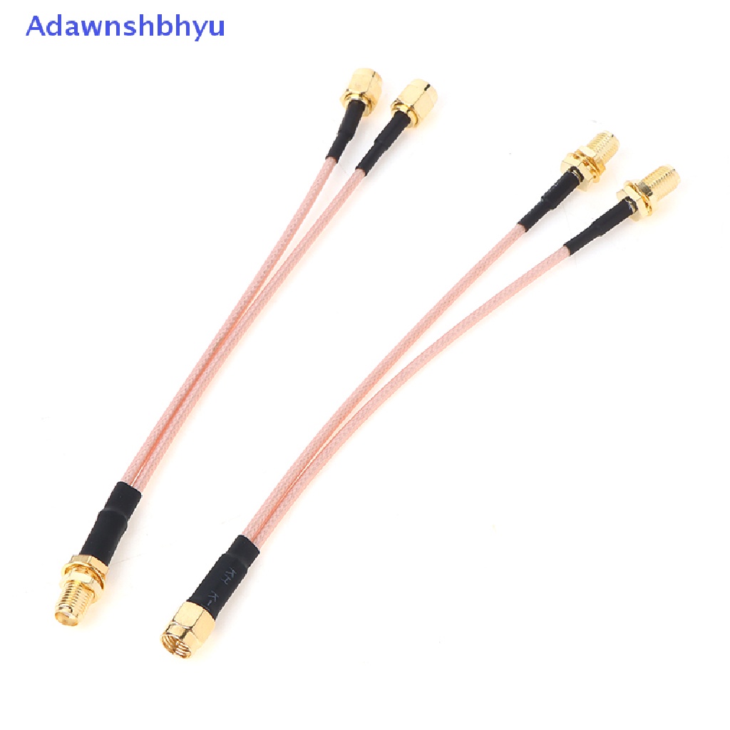 Adhyu SMA to 2X SMA Male Female Y type Splitter Combiner Jumper Kabel Kuncir ID