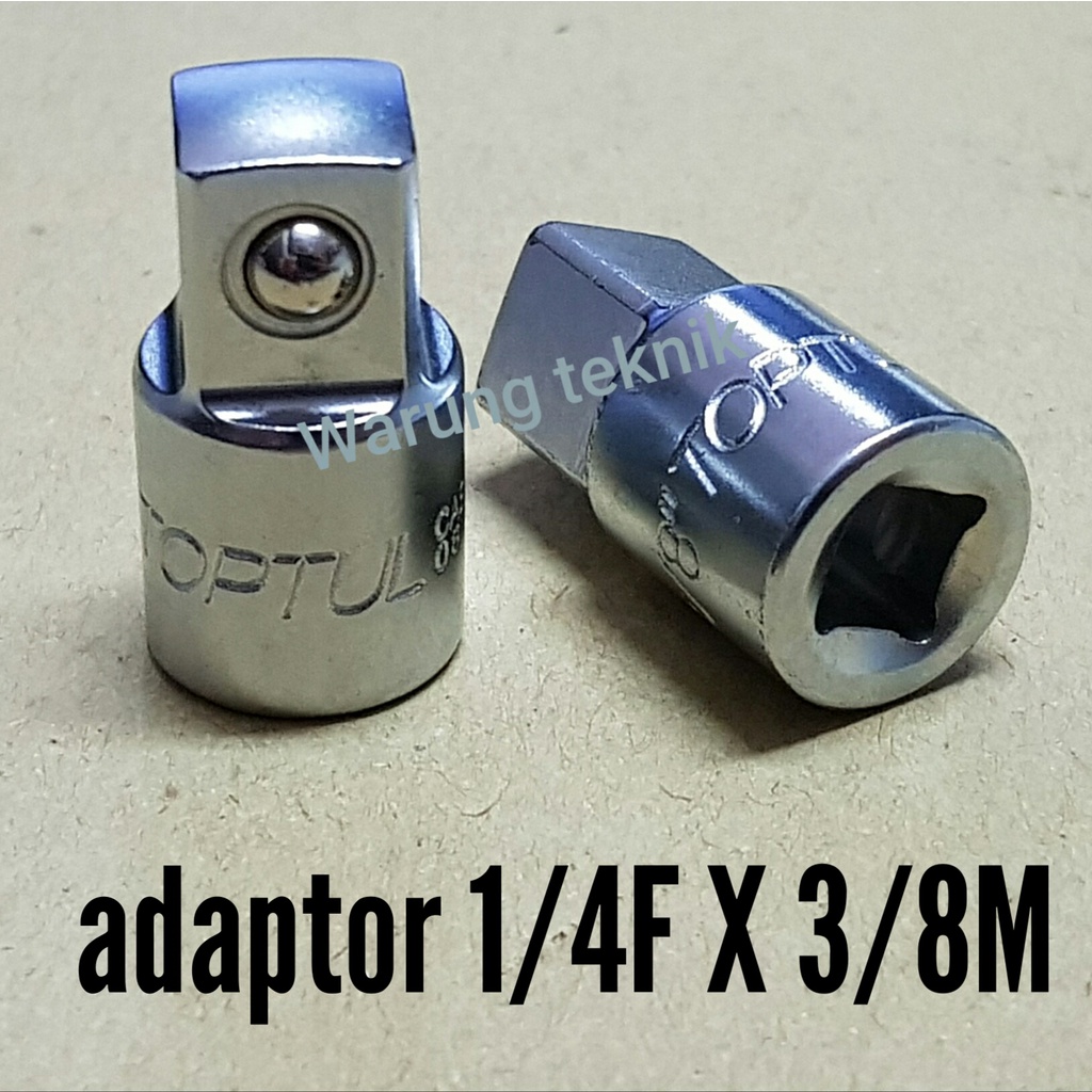 ADAPTOR ADAPTER SOCKET SOK 1/4FX3/8M 3/8FX1/4M