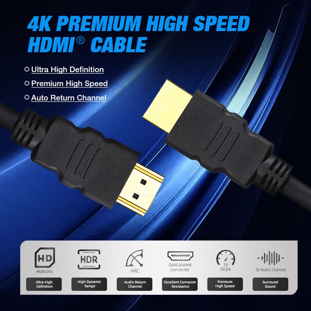 Kabel HDMI Male to Male Monitor PC TV Laptop HDTV STB PS dll HIGH SPEED QUALITY