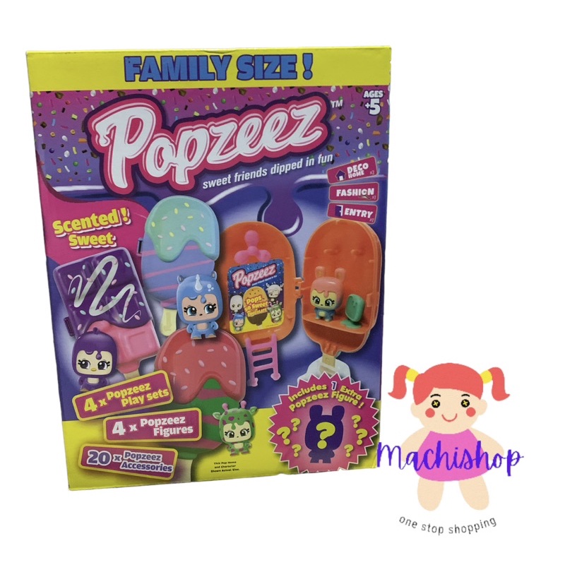*Popzeez Family size set mainan anak anak