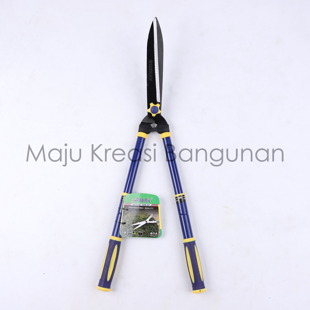 Gunting Rumput Atlantic Pagar Tanaman Kebun Dahan Besar Adjustable Gagang Besi Metal Cutting Pemotong