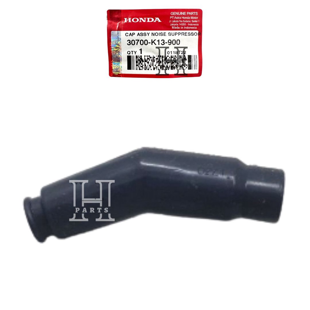 TUTUP KEPALA CANGKLONG BUSI CAP ASSY NOISE SUPPRESSOR CB VERZA 150 30700-K13-900 ASLI ORIGINAL AHM HGP HONDA