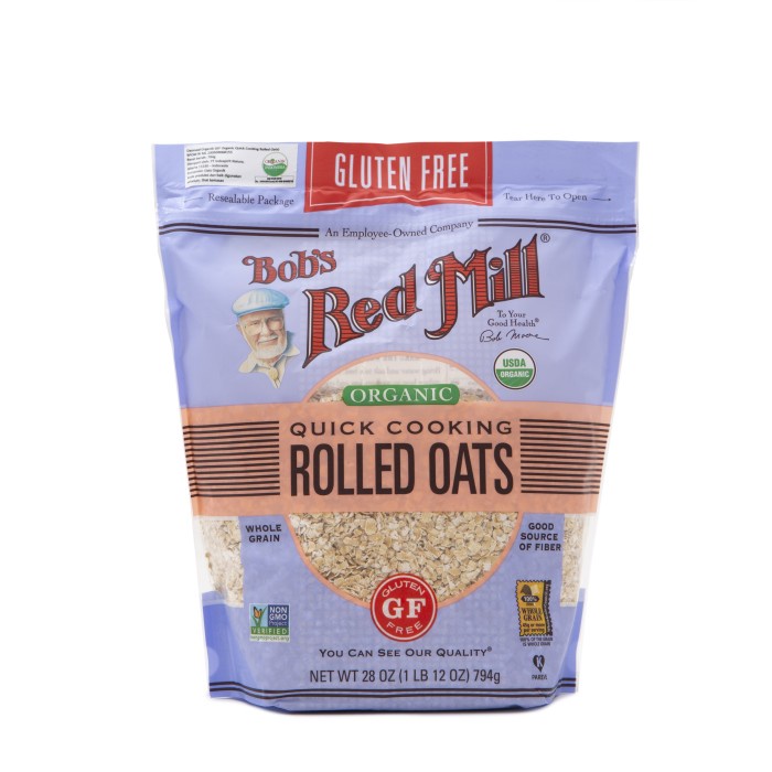

[NEW] Bob's Red Mill Gluten Free Organic Quick Rolled Oats 794 gr