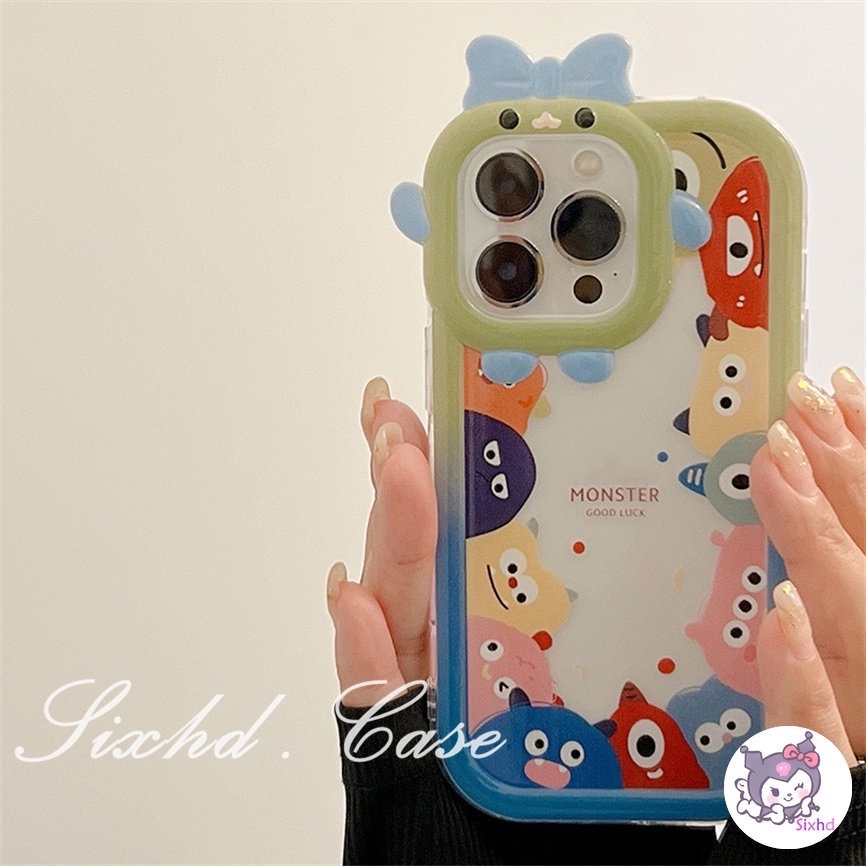 Realme Soft Case Pelindung Desain Kartun Monster Kamera 3D Untuk C35 C31 C30 C25Y C21Y C25 C15 C12 C11 C21 C20 C17 C3 9i 7i 6i 5i 5s 5 Narzo 50A