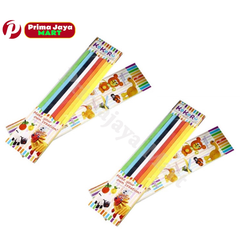 

Kokoru Stripe Color Corrugated Paper (Ichi, Ichigo, Ichiro) ( Set )