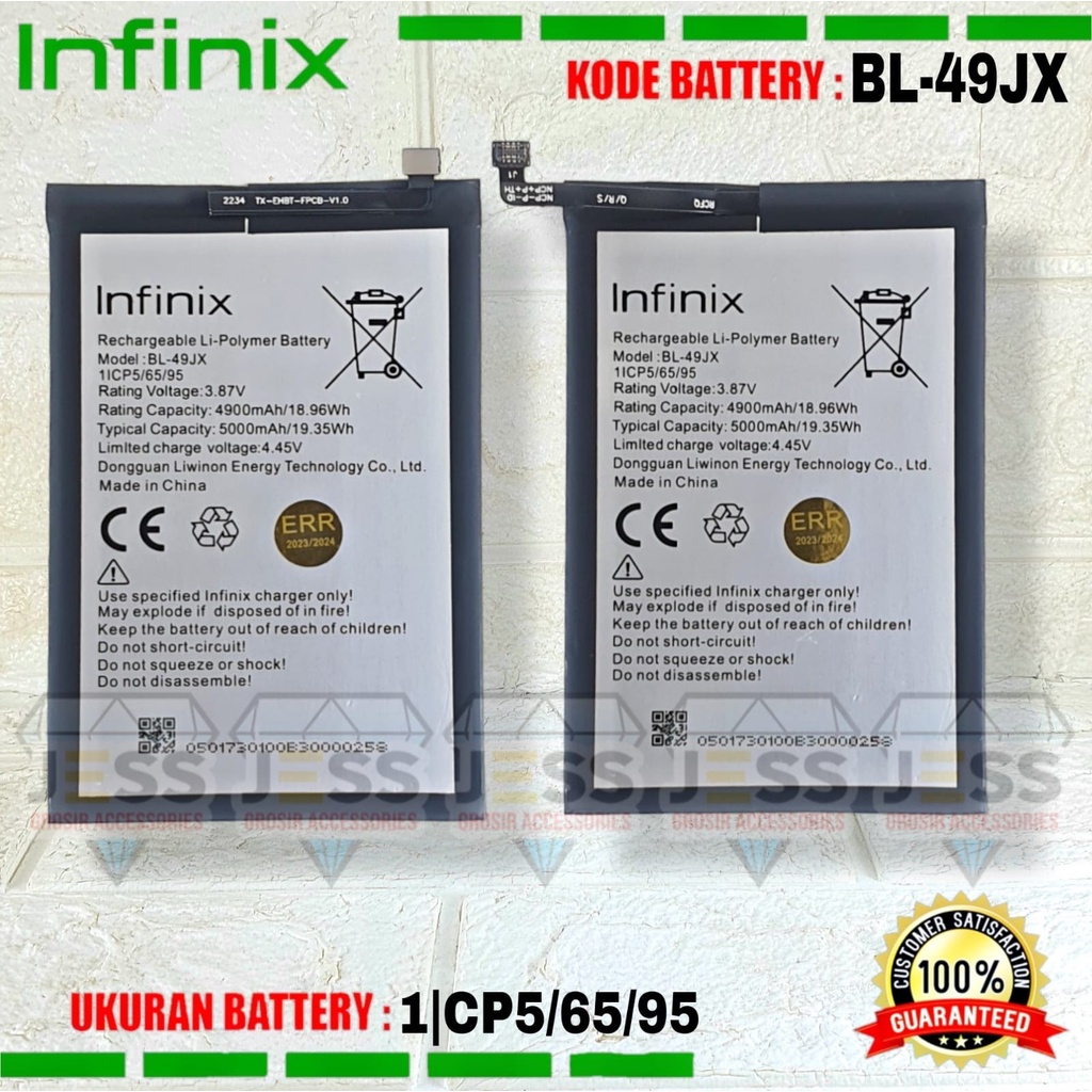 Baterai Battery Original Infinix BL49JX BL-49JX For tipe HP Infinix NOTE 10 PRO - X695 - X695C - X695D &amp; NOTE 11 Pro - X697