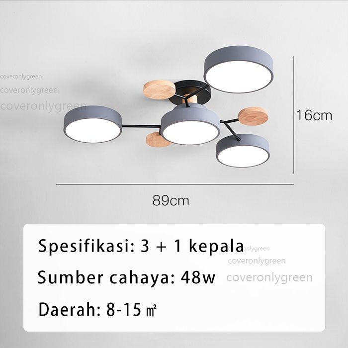 3 Warna Lampu Plafon Lampu Gantung LED Lampu Gantung Modern Lampu Gantung Sederhana Lampu Plafon Ruang Tamu Gaya Dapur lampu gantung minimalis lampu gantung ruang tamu lampu hias lampu ruang tamu minimalis