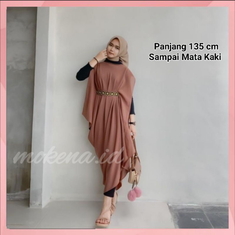 Outer kaftan Rinjani Untuk atasan Kondangan Wanita Lebaran Hari Raya kaptan remaja Kekinian Kaftan isyana liliy