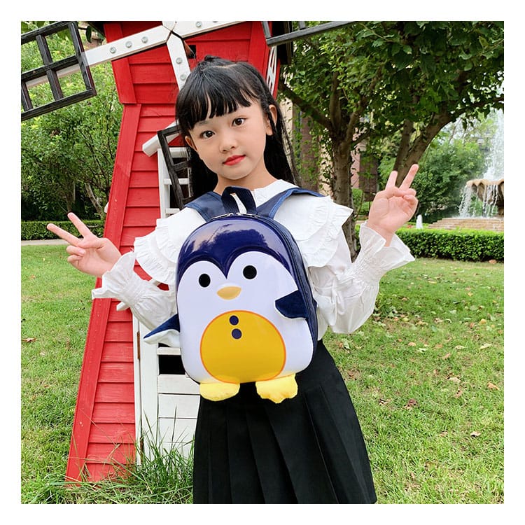 [Juallarus.id]Tas Ransel Anak Motif Penguin Yang Lucu Dan Unik / Cute Kids Penguin Pack / Anti Air