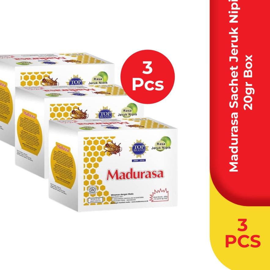 

RT4☘ Madurasa Sachet Jeruk Nipis 20gr x 3 Pack Kirim Langsung
