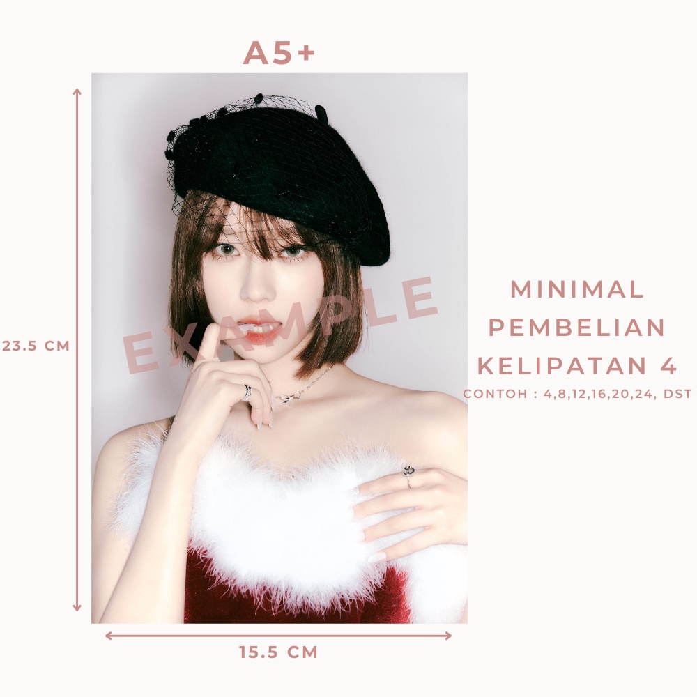 POSTER CUSTOM STIKER A3 A4 A5 A6 IDOL KPOP JPOP CETAK FOTO SENDIRI MURAH !!