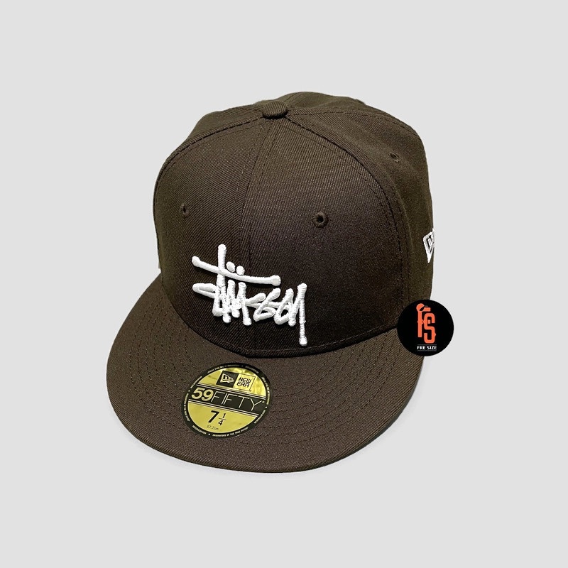 TOPI NEW ERA ORIGINAL 5950 AC STUSSY WALNUT