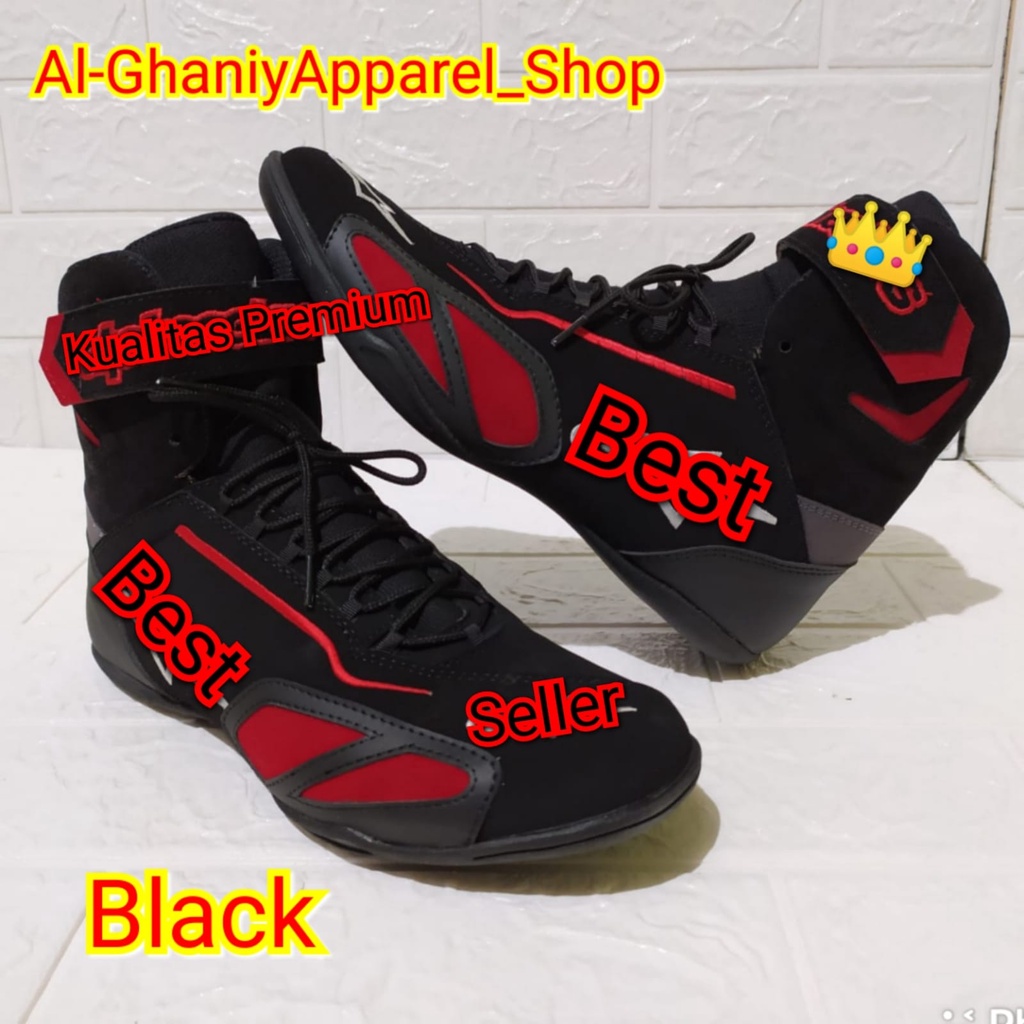 Sepatu Drag  BONUS SARUNG TANGAN Sepatu Race Motor TERLARIS for Touring Rally Slalom Kualitas Premium TERLARIS