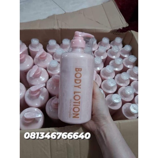 HB BABY PINK SUPER, BODYLOTION MICRODROPLETS ISI 500ML/ PEMUTIH RACIKAN