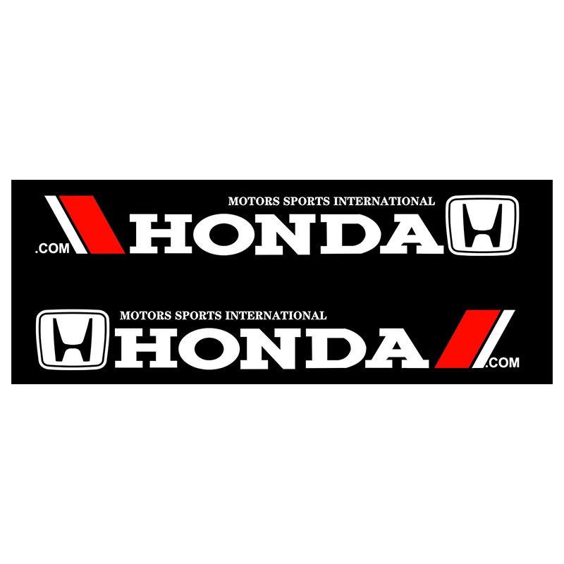 2pcs Stiker Body Mobil Stiker Mobil Pintu Mobil Side Sticker Emblem Decal Dekorasi Untuk Honda City Civci Fit Jazz HRV HR-V BRV BR-V CRV CR-V Brio Accord Lead mobilio