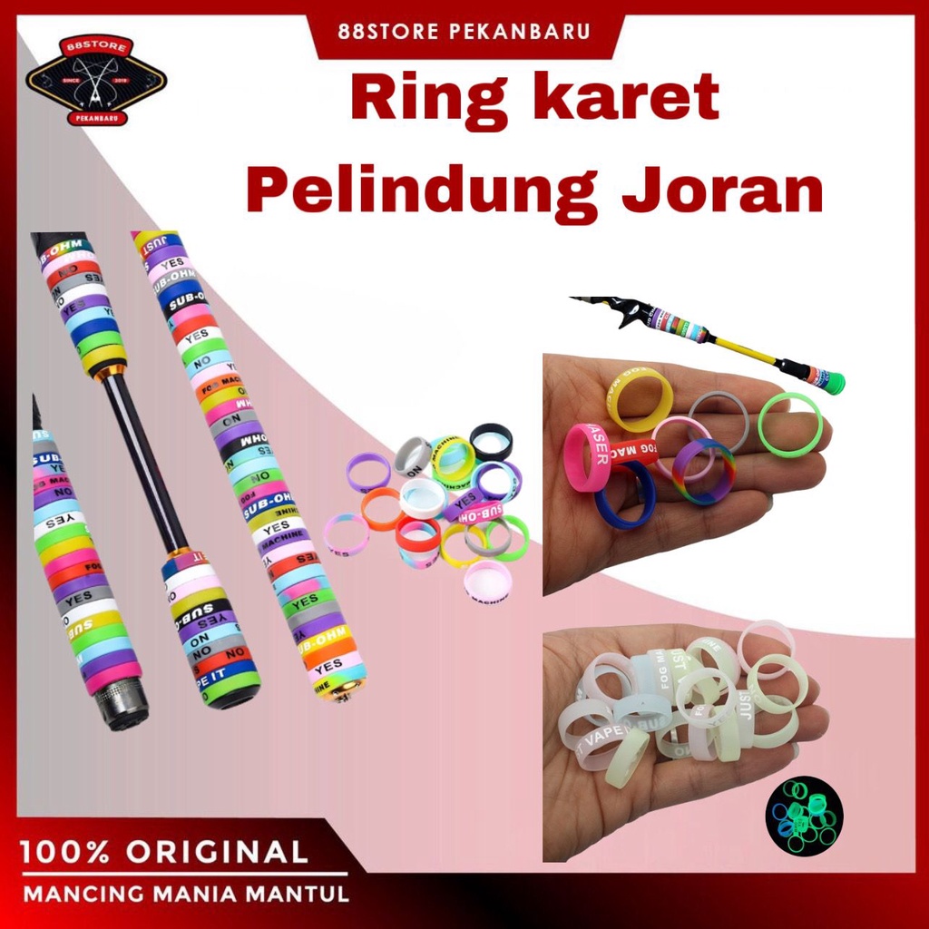 88storepekanbaru Karet Ring Pelindung Gagang Joran Pancing