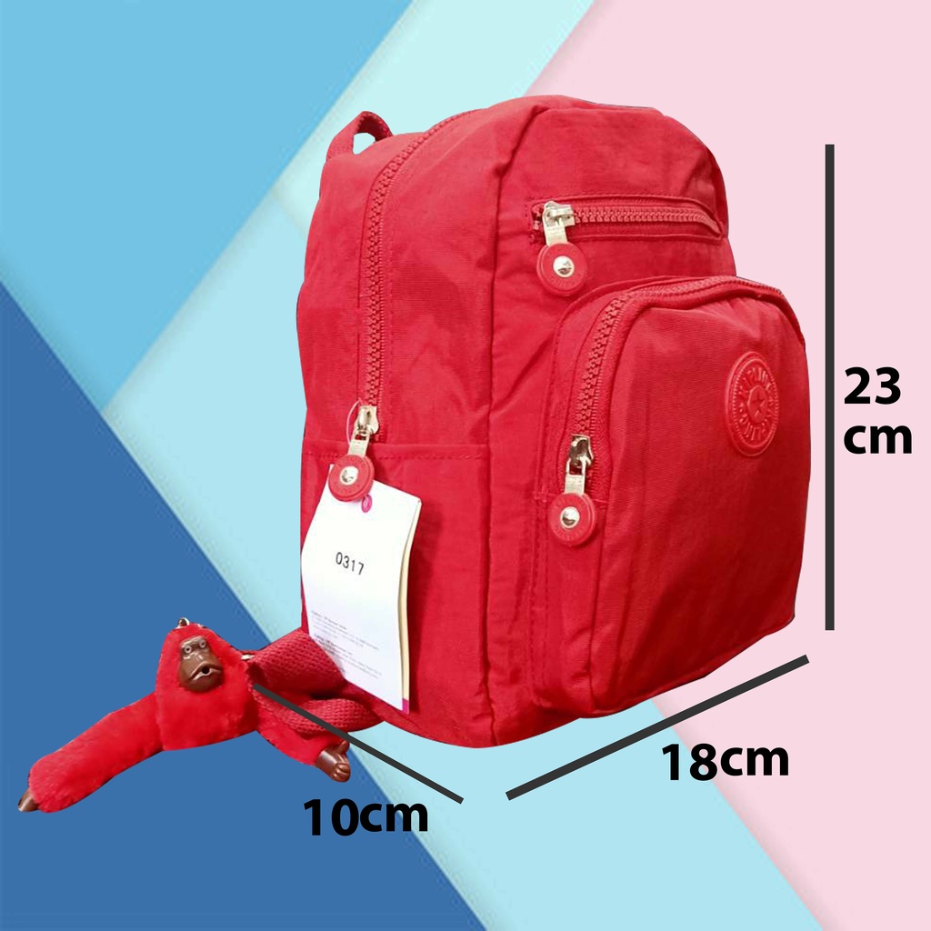 Tas Ransel KP#0317 Import Wanita 3 Ruang - Tas Wanita - Backpack Import High Quality - MOJI