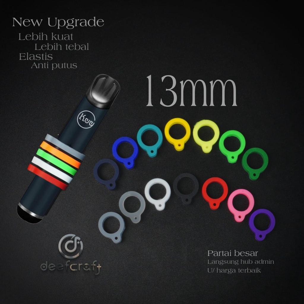 

Karet Lanyard 13mm 13A Karet Gantungan (New Upgrade)