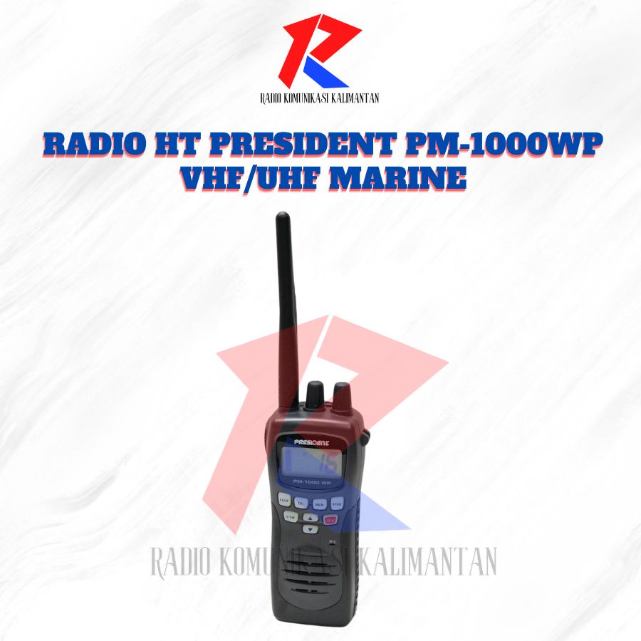 RADIO HT PRESIDENT PM-1000WP VHF/UHF MARINE