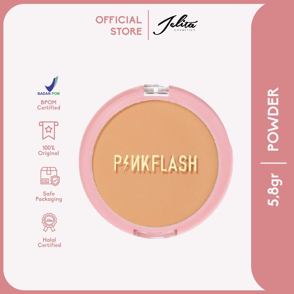 PinkFlash Pressed Powder Long-lasting Matte Lightweight Oil Control