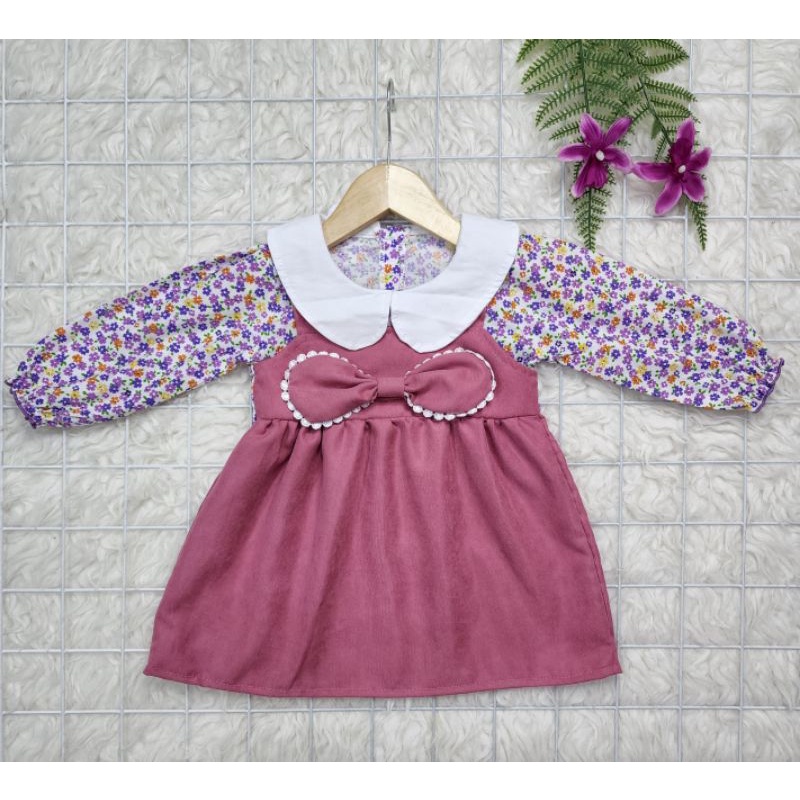 baju bayi perempuan Dress pita Baby