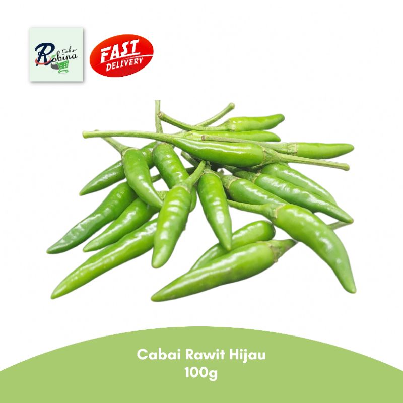 

Cabai | Cabe Rawit Hijau 100 gr