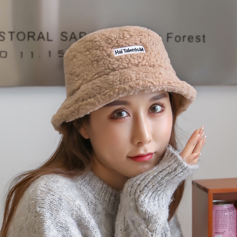FINOM HEET - Topi Bucket Bulu Domba Unisex