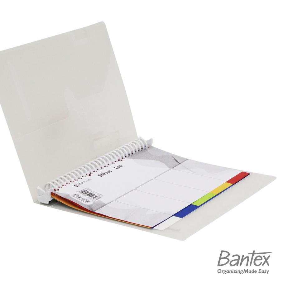 

Langsung Kirim Bantex B5 Trendy Multi Ring Binder 26 Hole Transparent 3126 08 D0S^